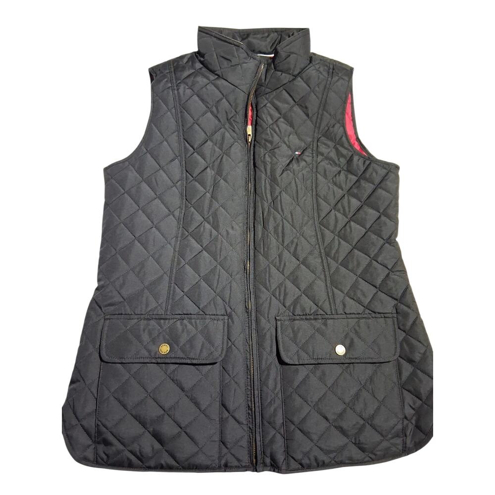 Tommy Hilfiger Diamond Quilted Women's size Medium Gorpcore Outwear Preppy Vest